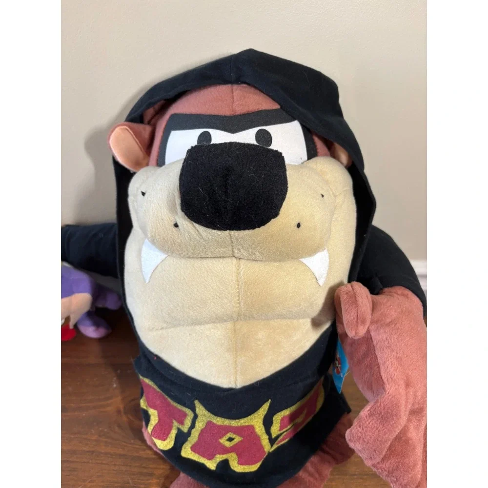 Looney Tunes Taz Tasmanian Devil Plush 16in Hoodie & Purple Dizzy Devil 8in Set